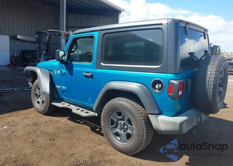 2019 Jeep Wrangler Sport 4X4 из США, поврежденный, VIN 1C4GJXAG7KW627083